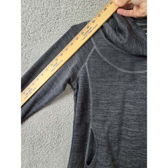 Kuhl Lea Cowl Neck Sweatshirt Womens Medium M Gray Pullover Stretch Outdoorsy - Picture 7 of 7